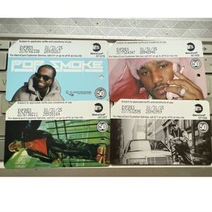 NYC METRO CARDS ....75$ FOR ONE .... DEAL IF YOU WANT ALL 4